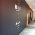 printed hoarding graphics for Hollister
