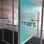 printed graphics for corporate doors & partitions